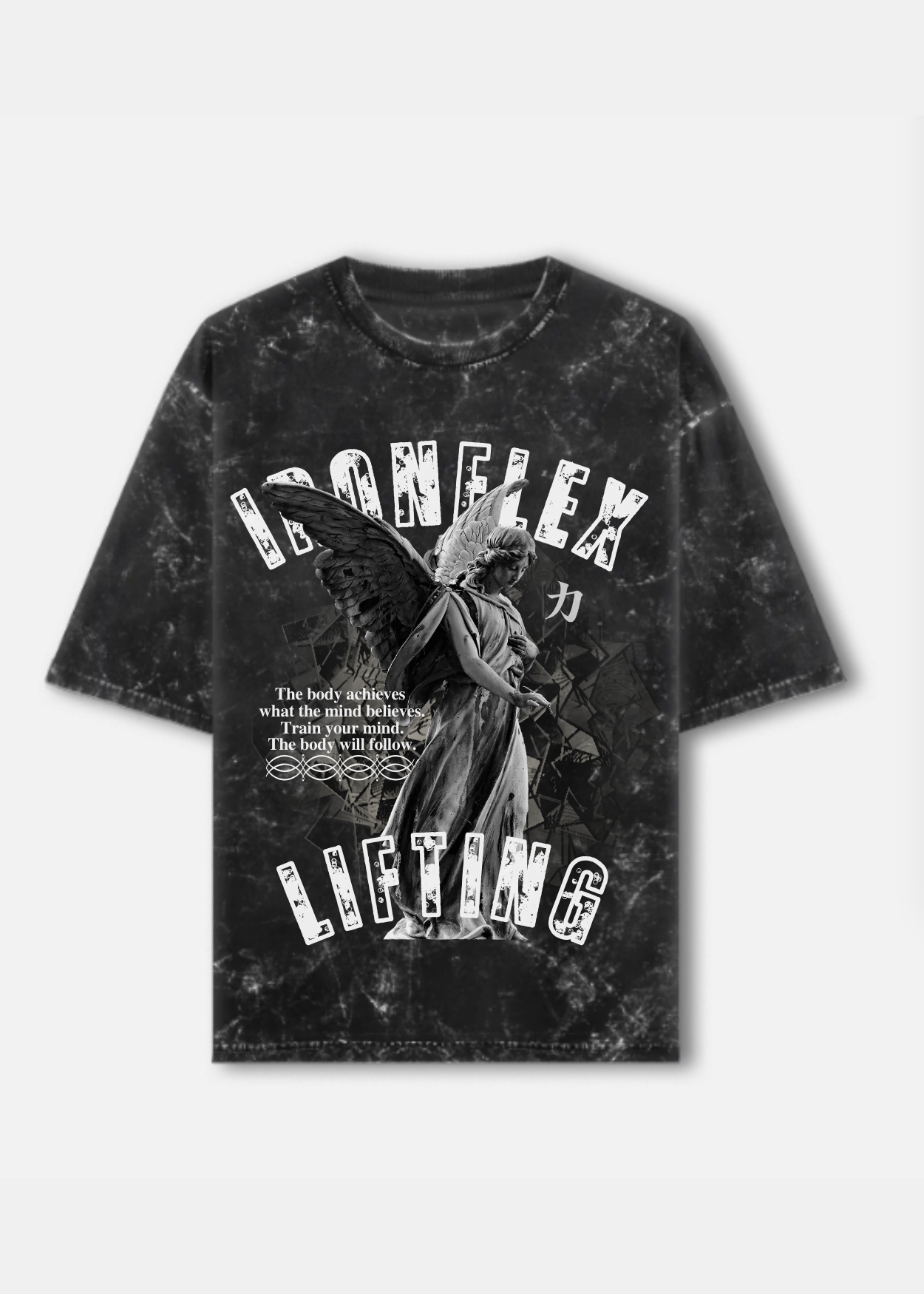 Ironflex Lifting Acid Washed Oversized T Shirt
