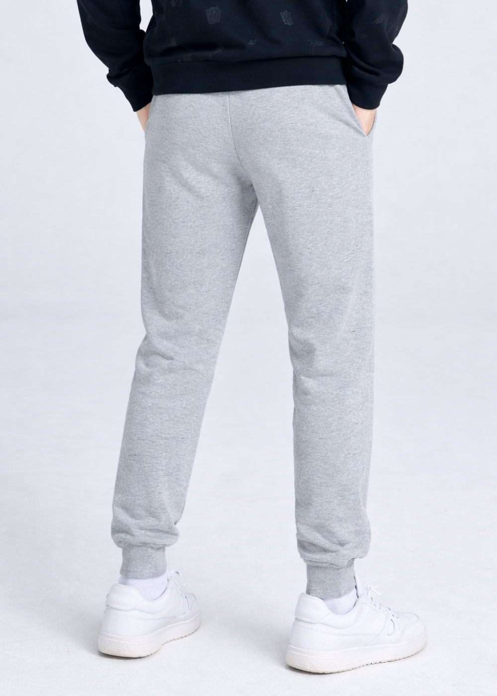 Regular Fit Joggers ( Grey Melange)