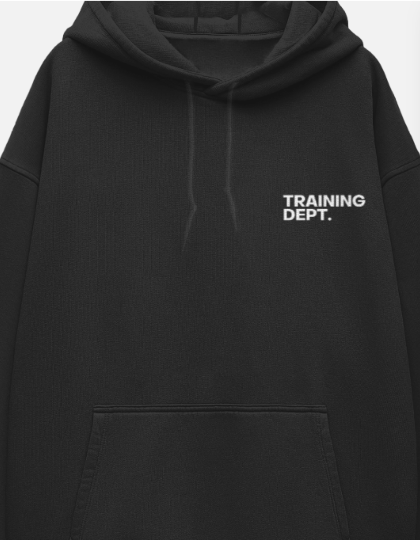 Lifting Club Black Oversized Unisex Hoodie