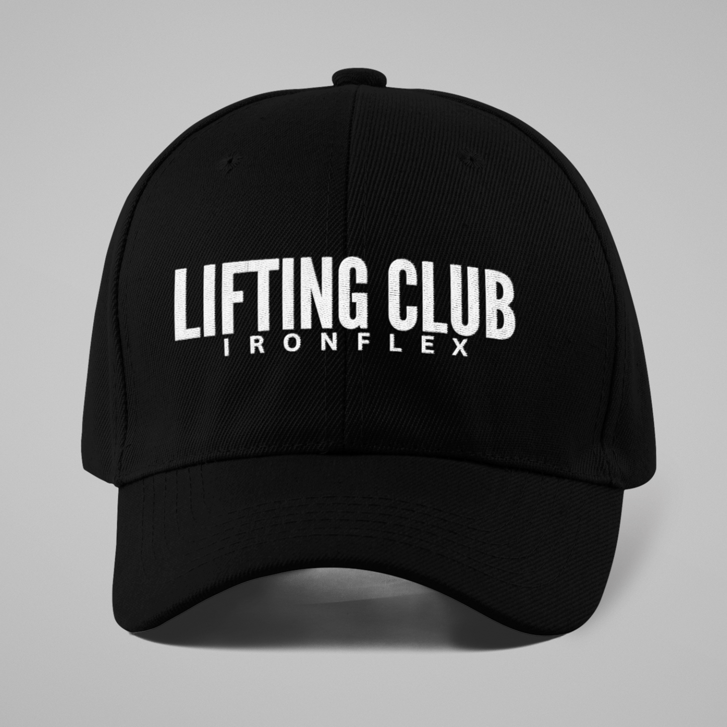 Lifting Club Baseball Cap (Black)