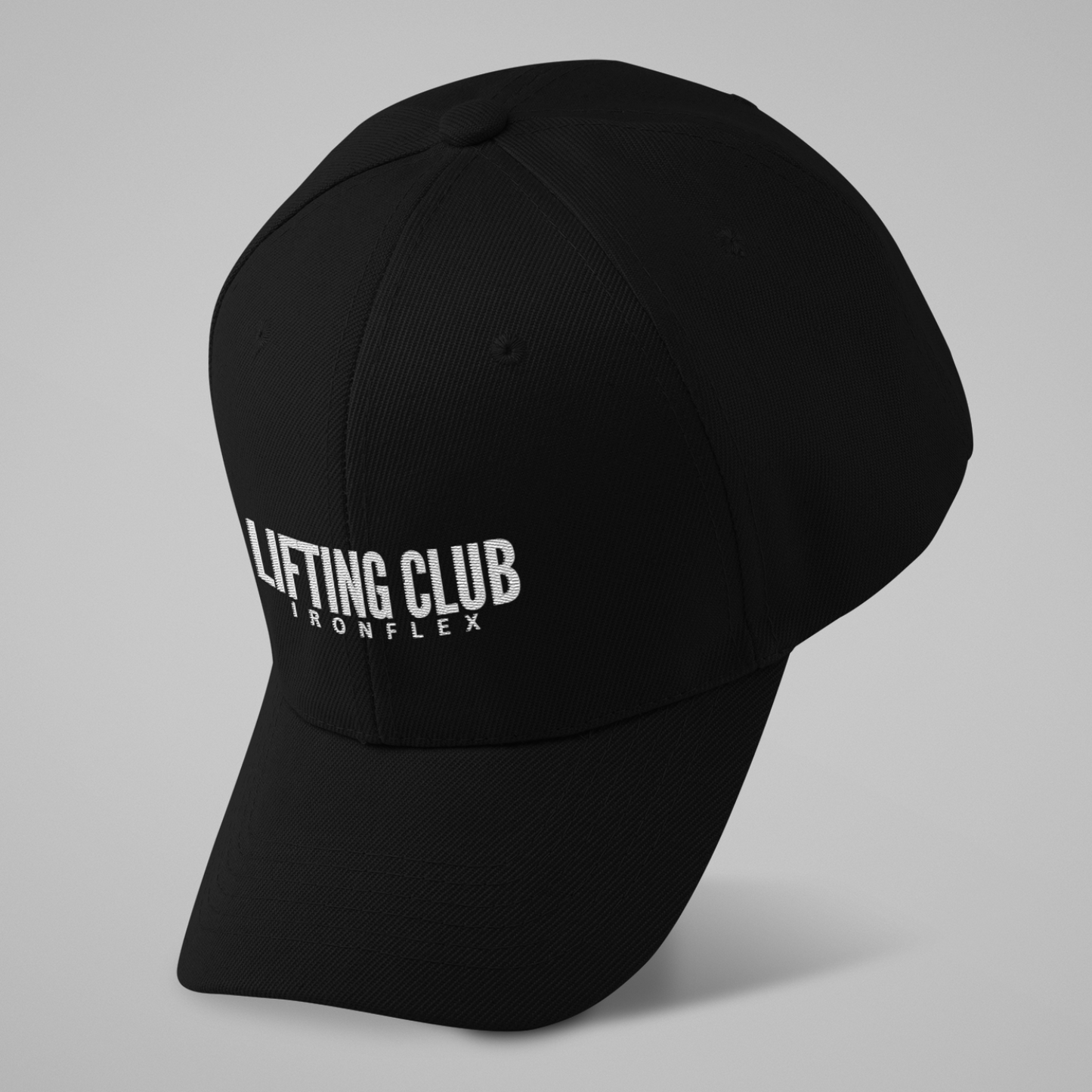 Lifting Club Baseball Cap (Black)