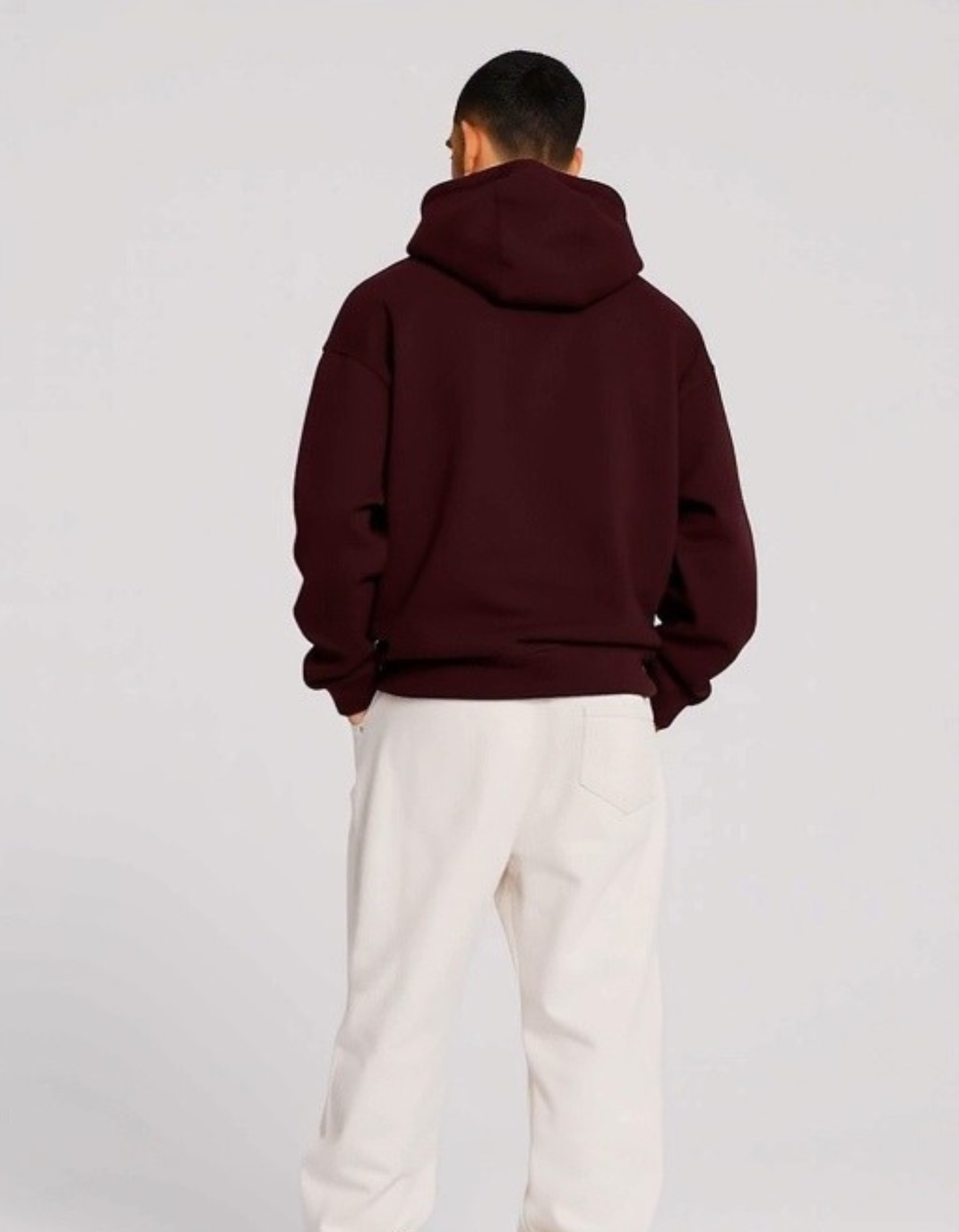 Maroon Oversized Unisex Hoodie