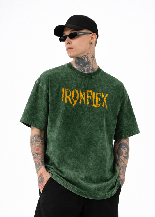 Acid Wash Green Oversized T-Shirt