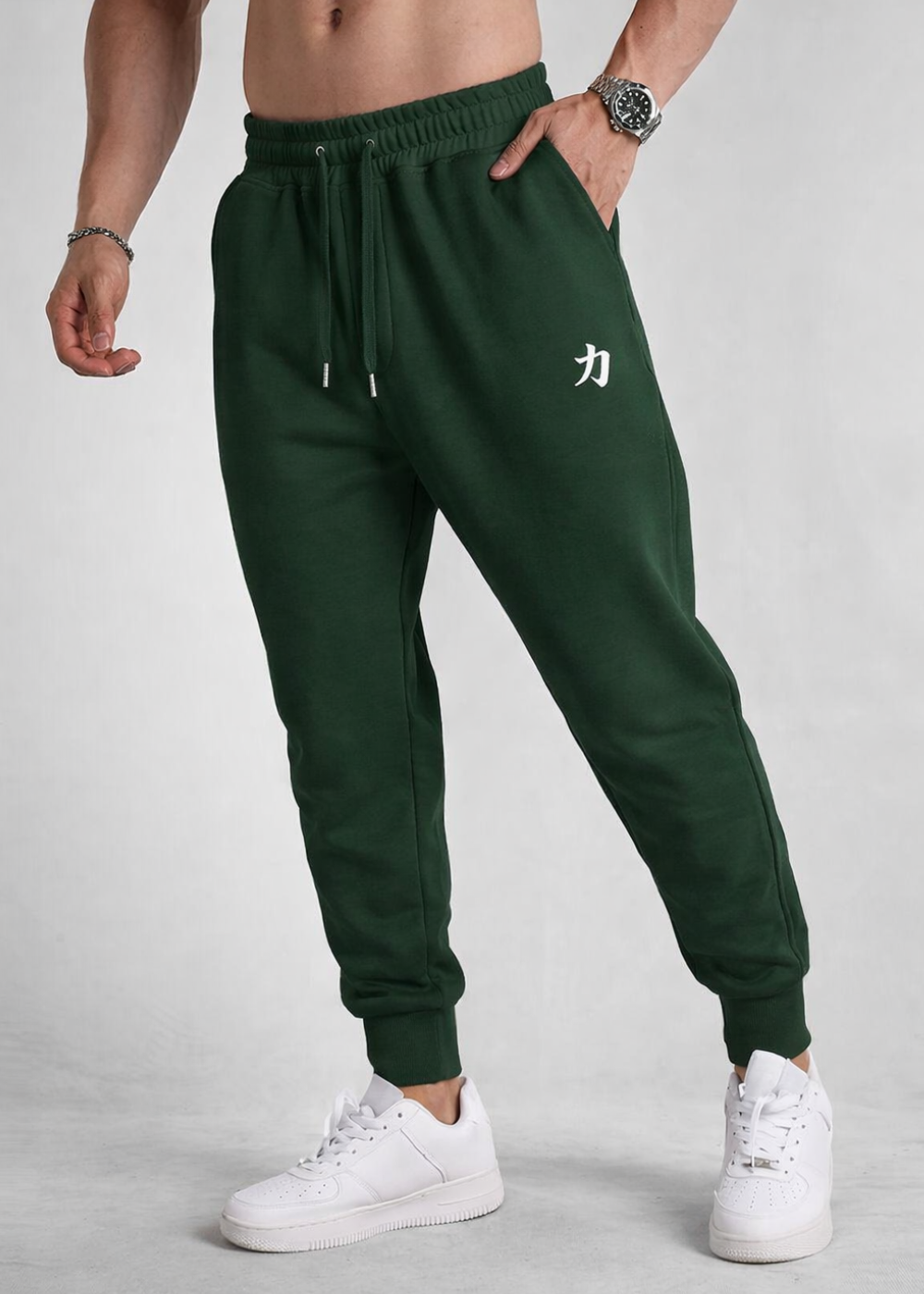 Regular Fit Joggers ( Green)