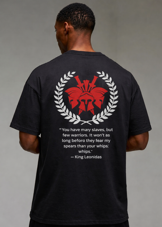 Spartans Oversized T Shirt (Black)