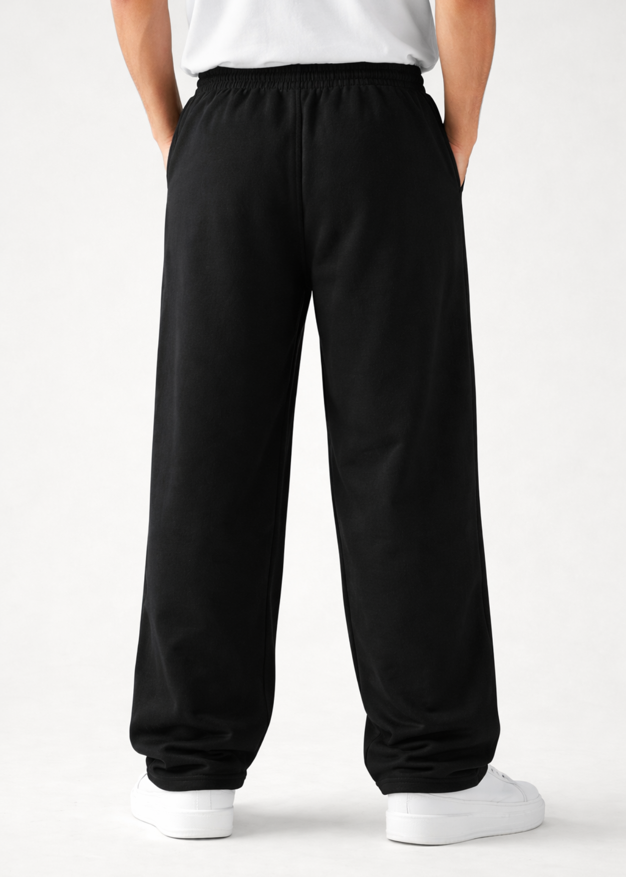 Flash Loose Fit Sweatpants (Black)