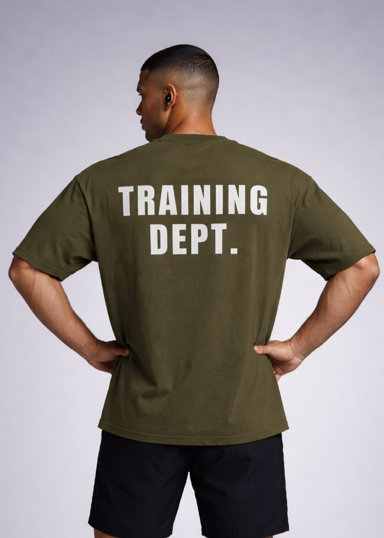 Training Dept Oversized T Shirt (Olive Green)