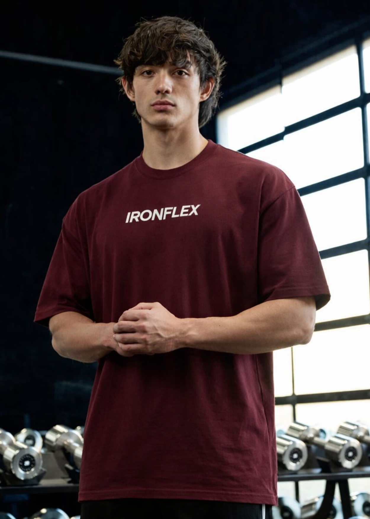 Training Dept Oversized T Shirt (Maroon)
