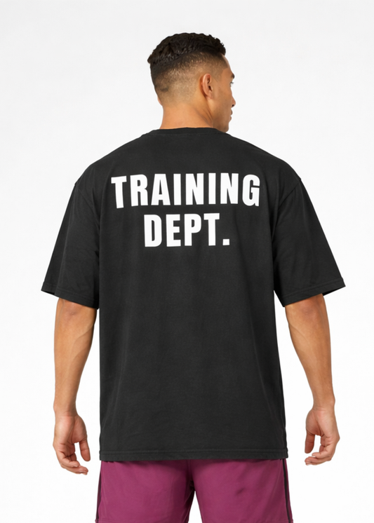 Training Dept Oversized T Shirt (Black)