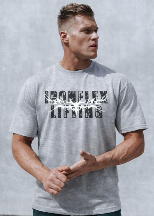 Ironflex Lifting Oversized T Shirt (Grey Melange)