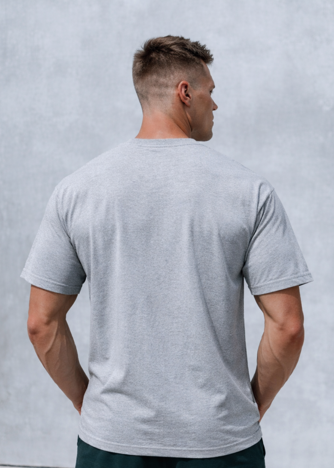 Ironflex Lifting Oversized T Shirt (Grey Melange)