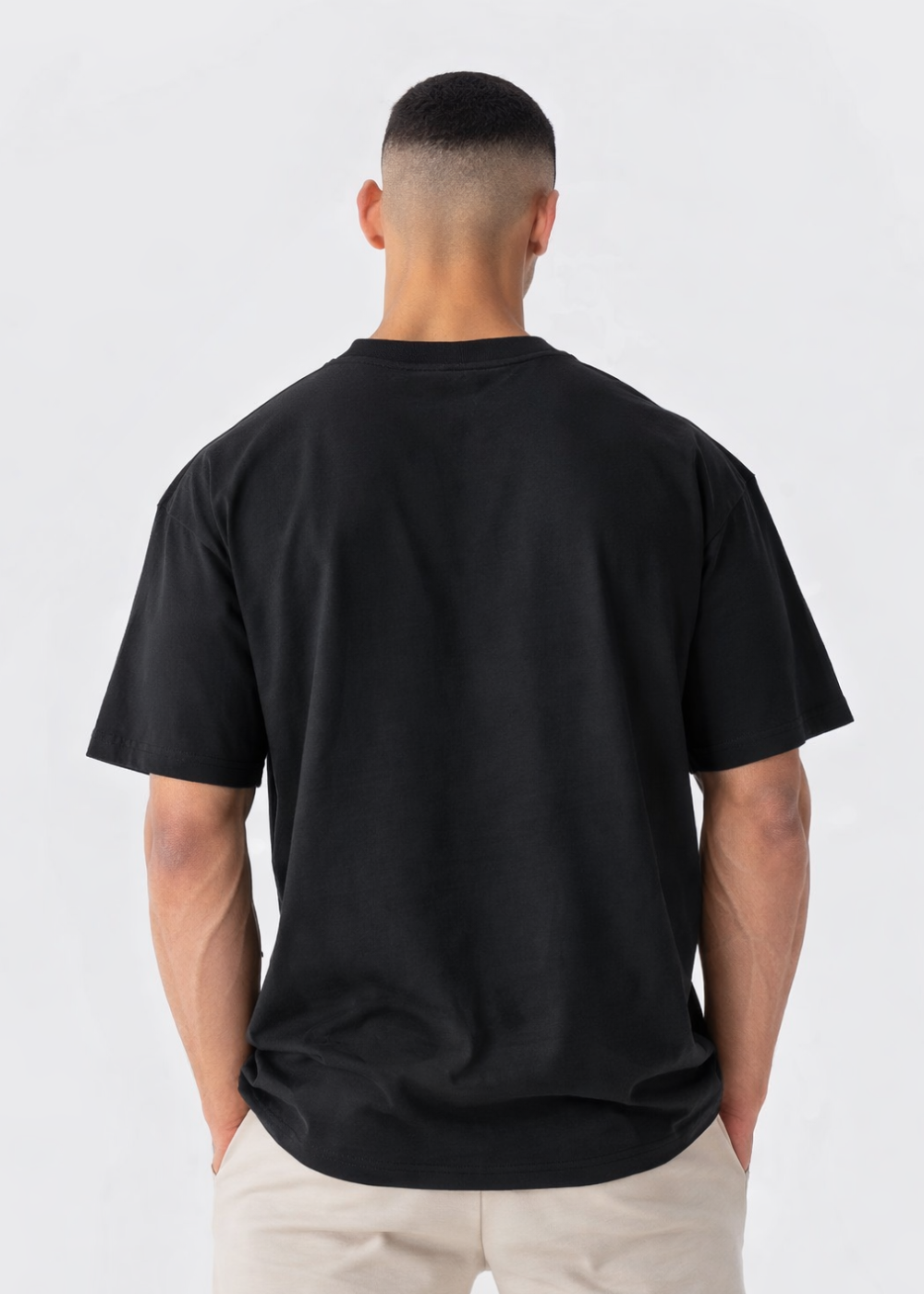 Relentless Oversized Classic T Shirt (Black)