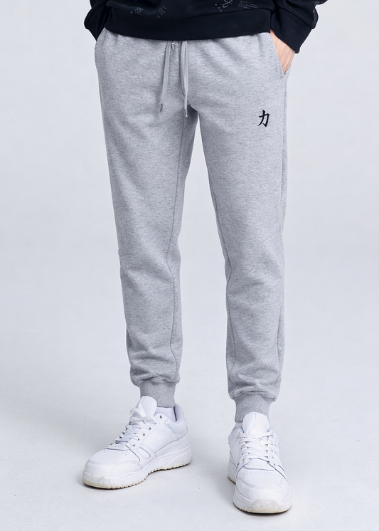 Regular Fit Joggers ( Grey Melange)