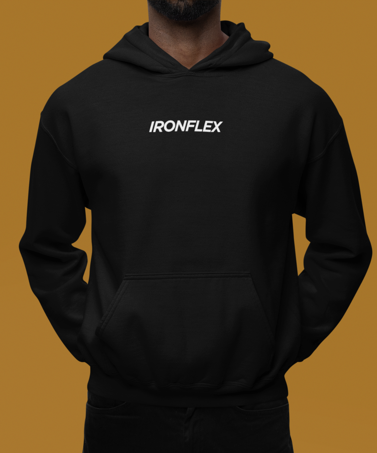 Ironflex Unisex Hoodie (Black)