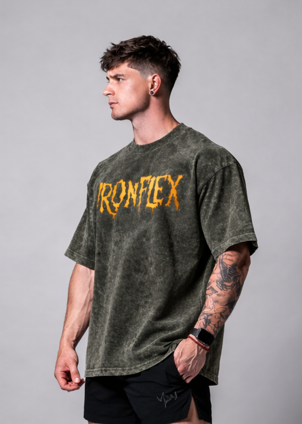 Acid Wash Oversized T-Shirt