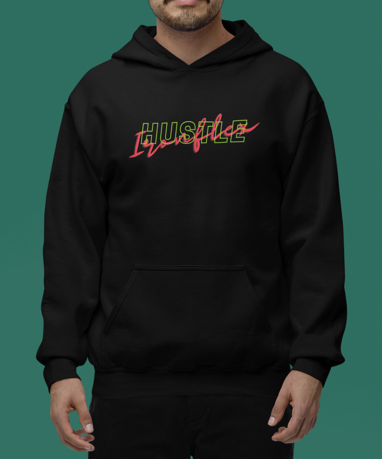 Hustle Unisex Hoodie (Black)