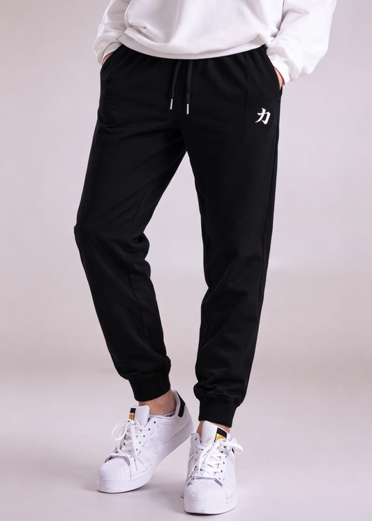 Regular Fit Joggers ( Black)