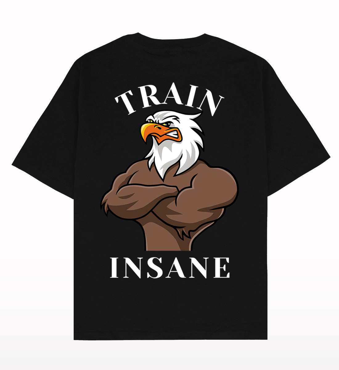 Train Insane Oversized Black T-shirt