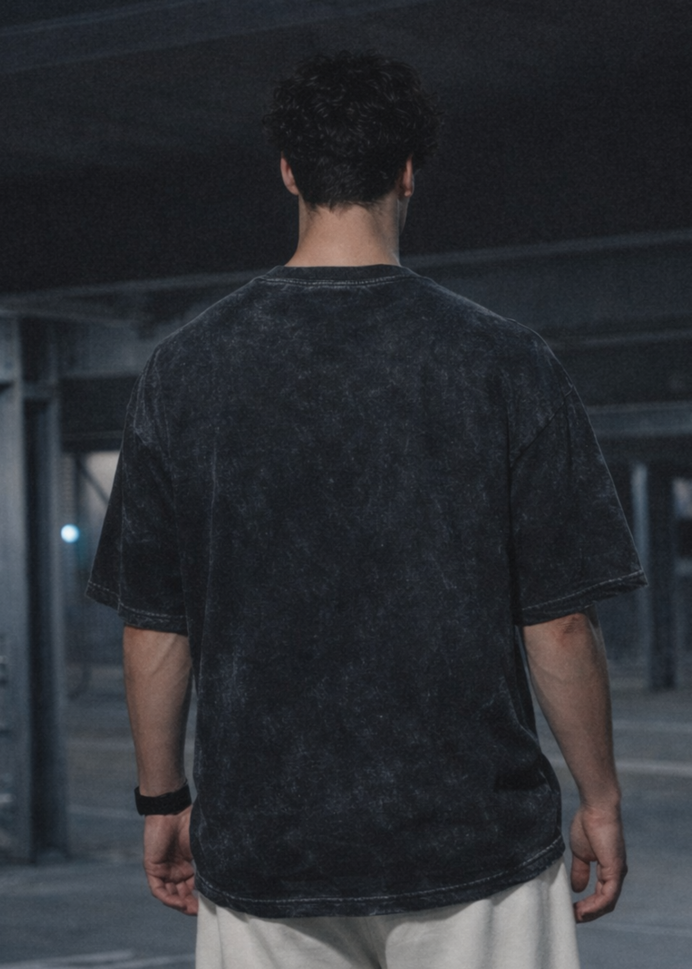 Ironflex Lifting Acid Washed Oversized T Shirt