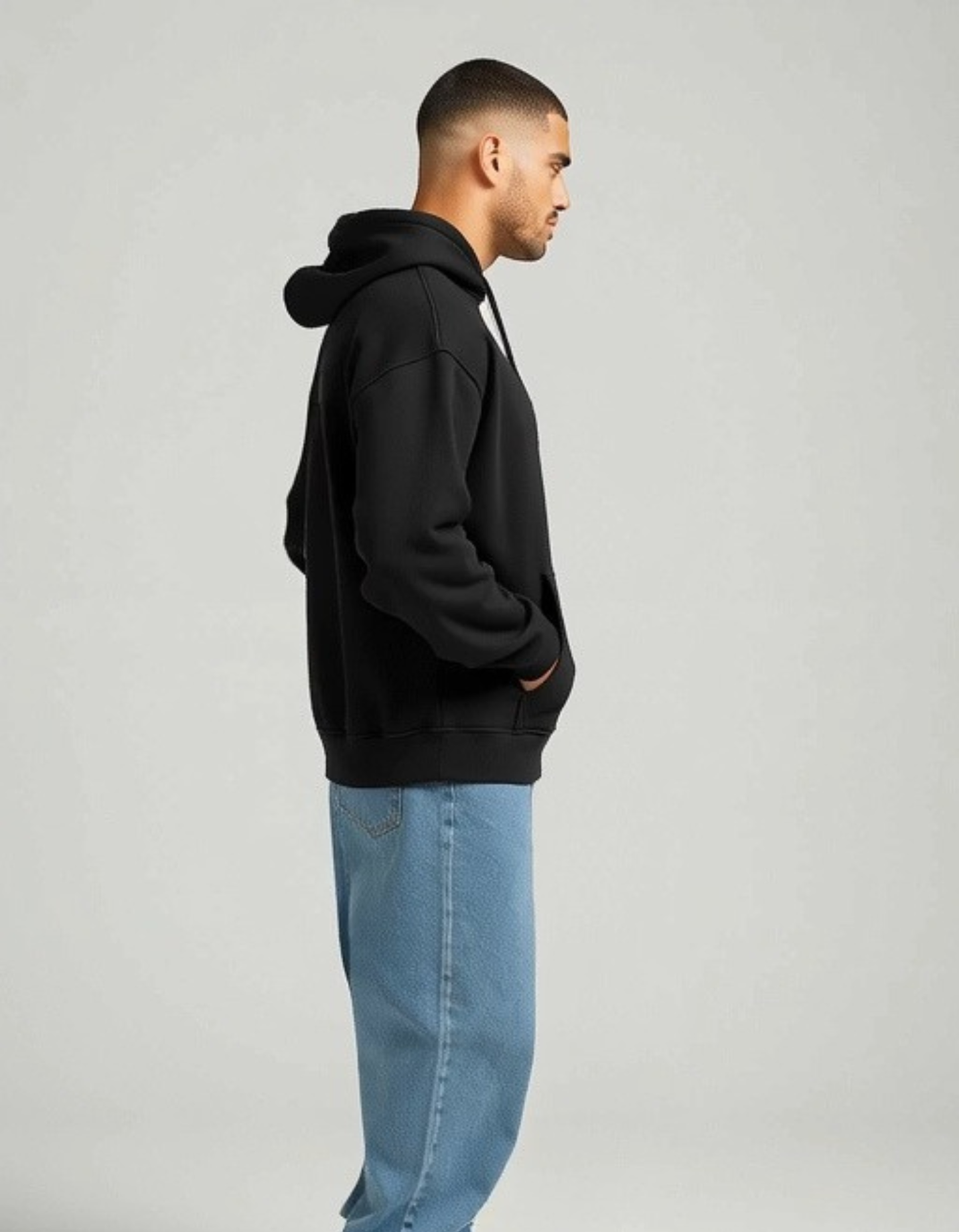 Black Oversized Unisex Hoodie