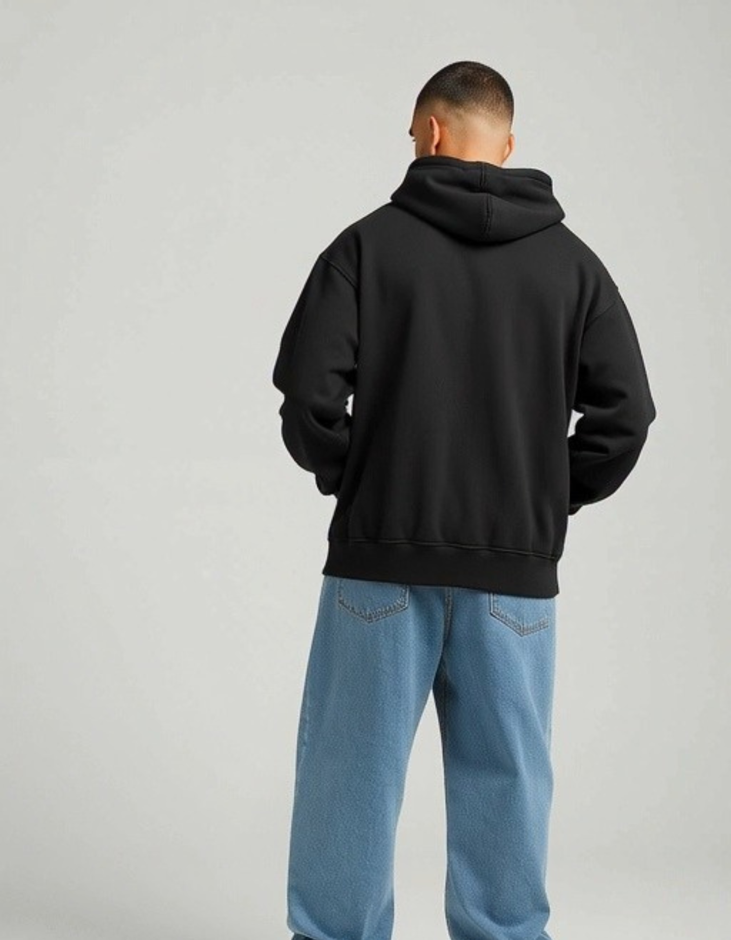 Black Oversized Unisex Hoodie