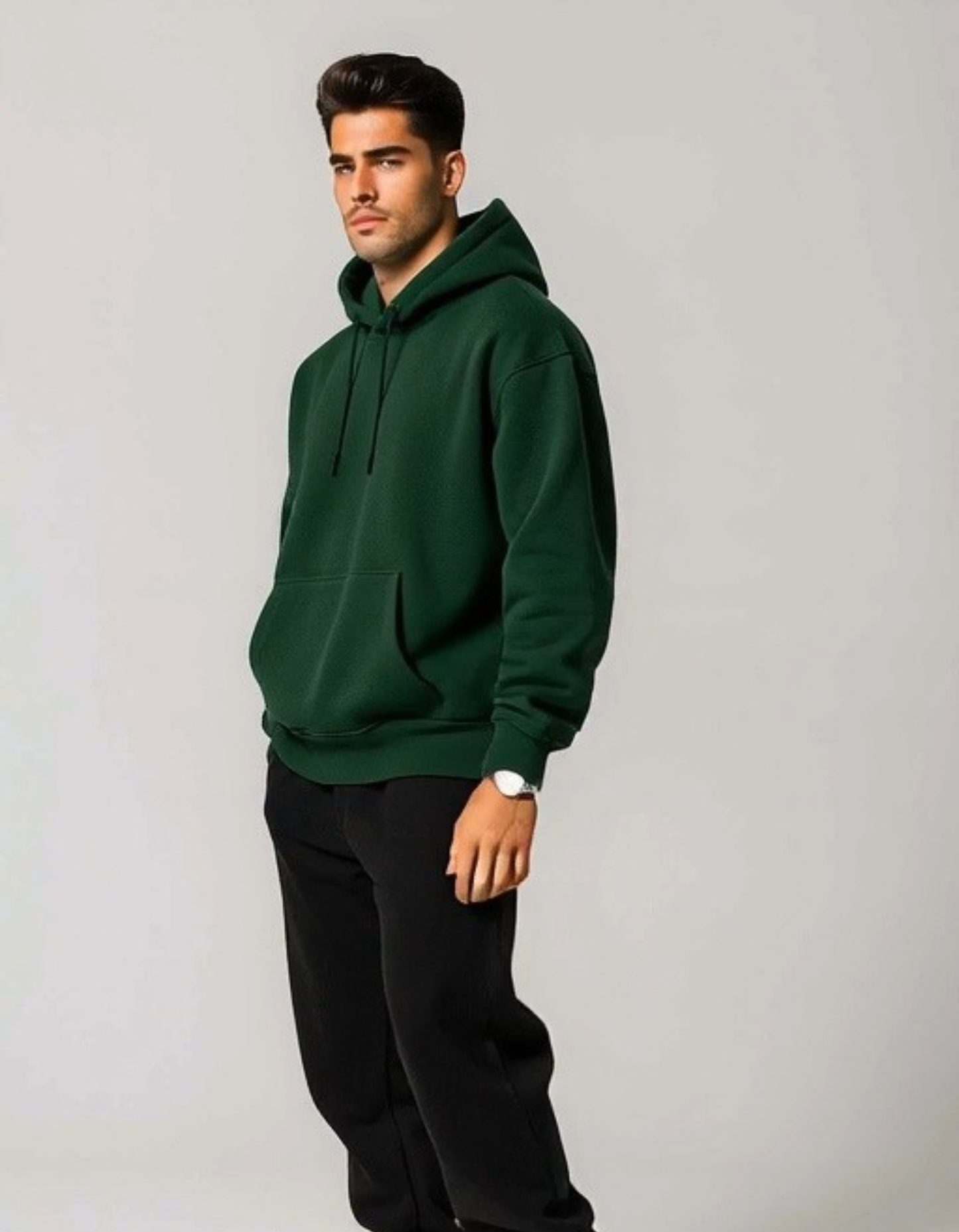 Bottle Green Oversized Unisex Hoodie