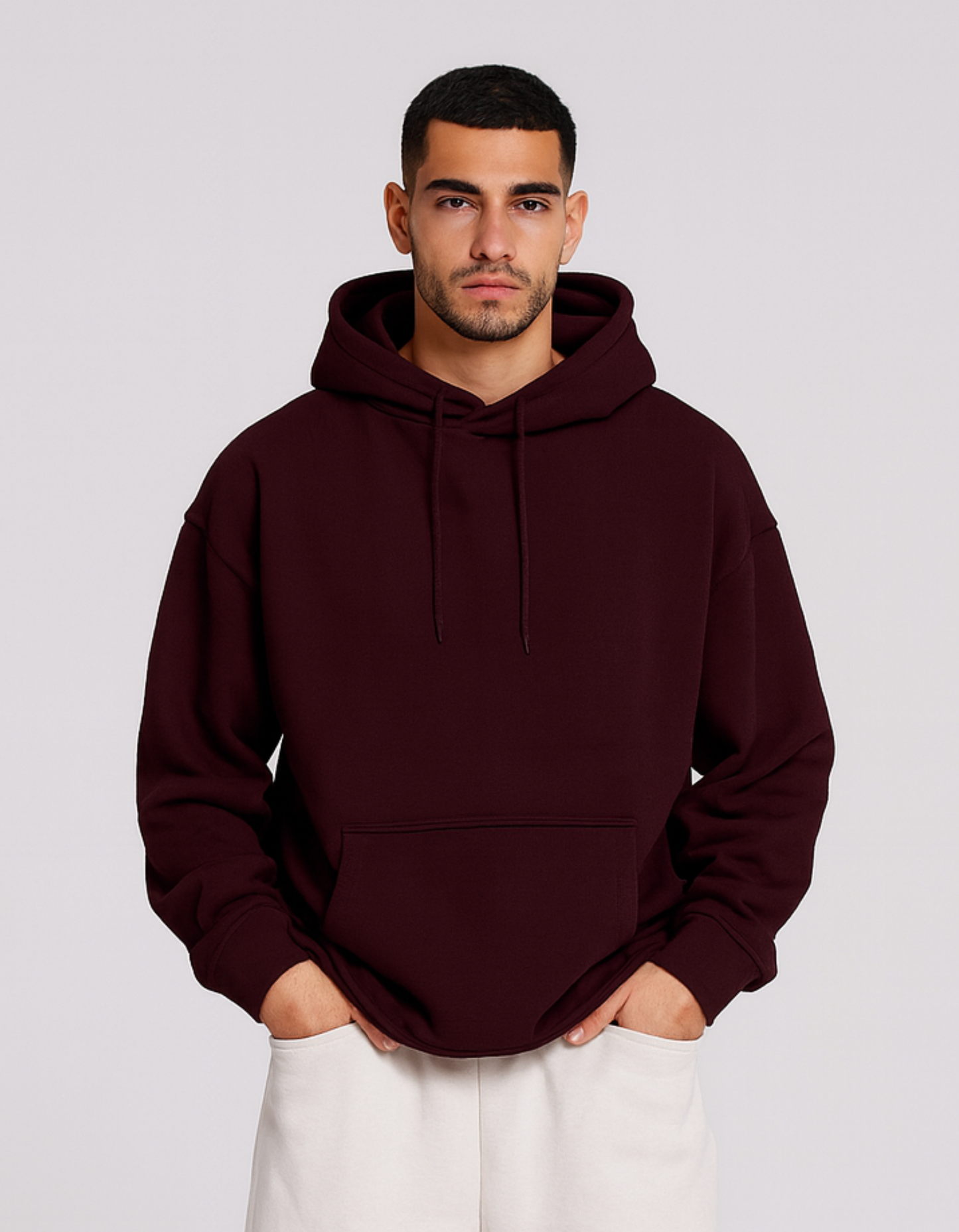 Maroon Oversized Unisex Hoodie