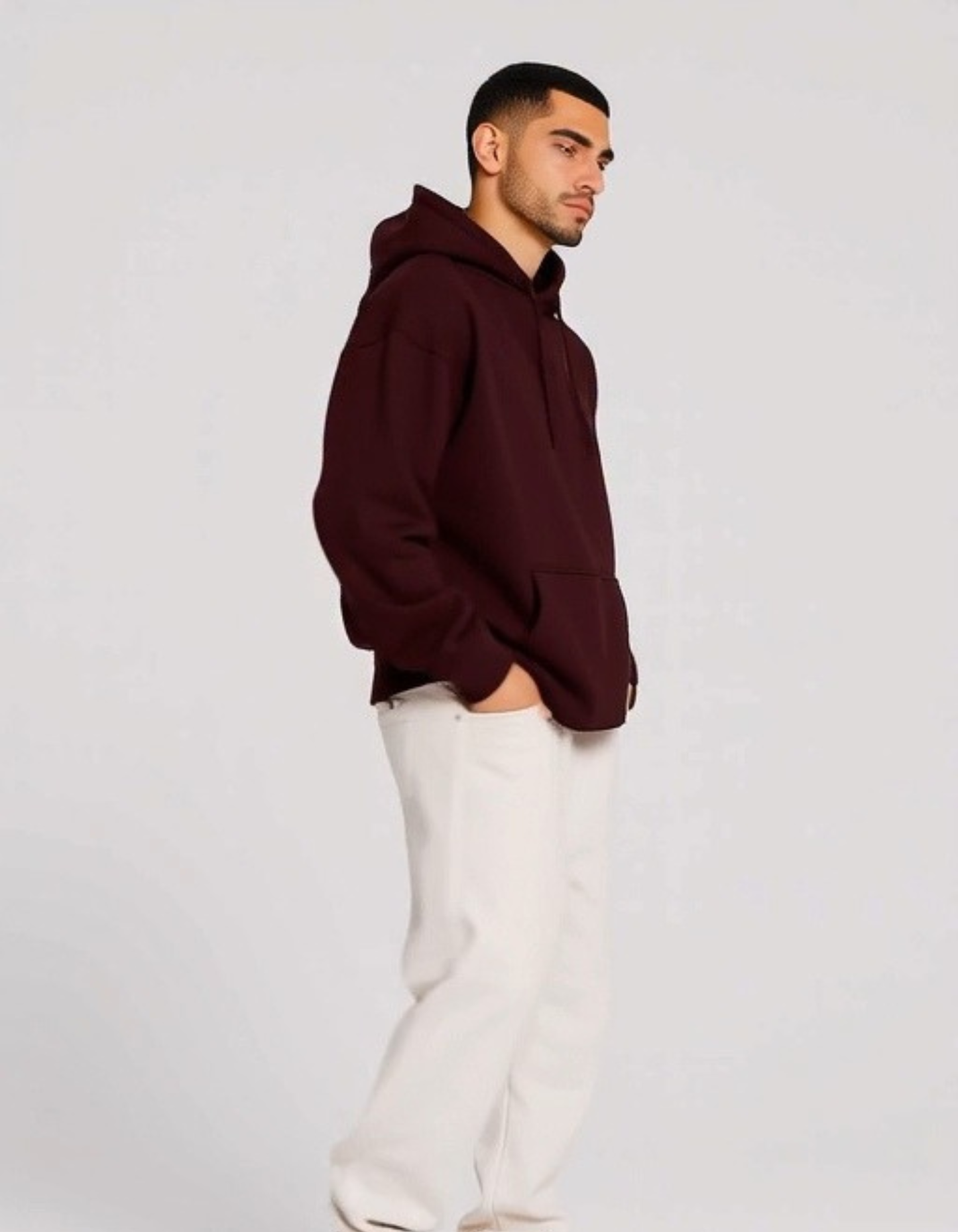 Maroon Oversized Unisex Hoodie