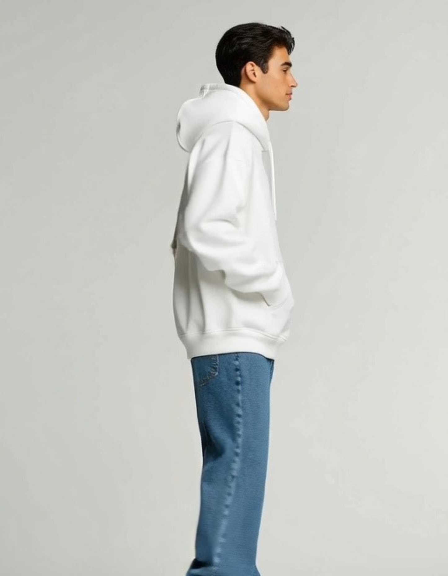 White Oversized Unisex Hoodie