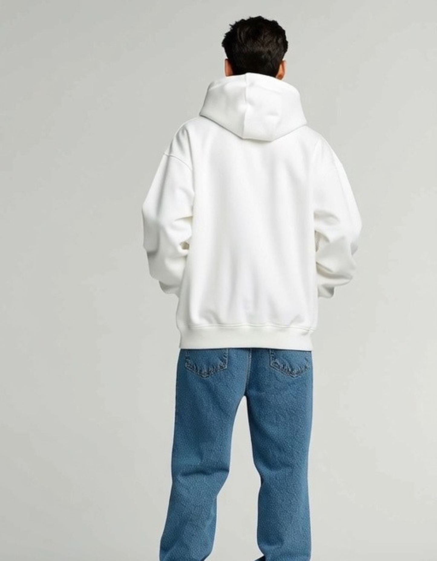 White Oversized Unisex Hoodie