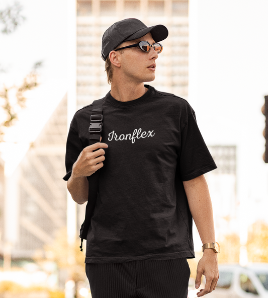 Ironflex Unisex Oversize T-Shirt (Black)