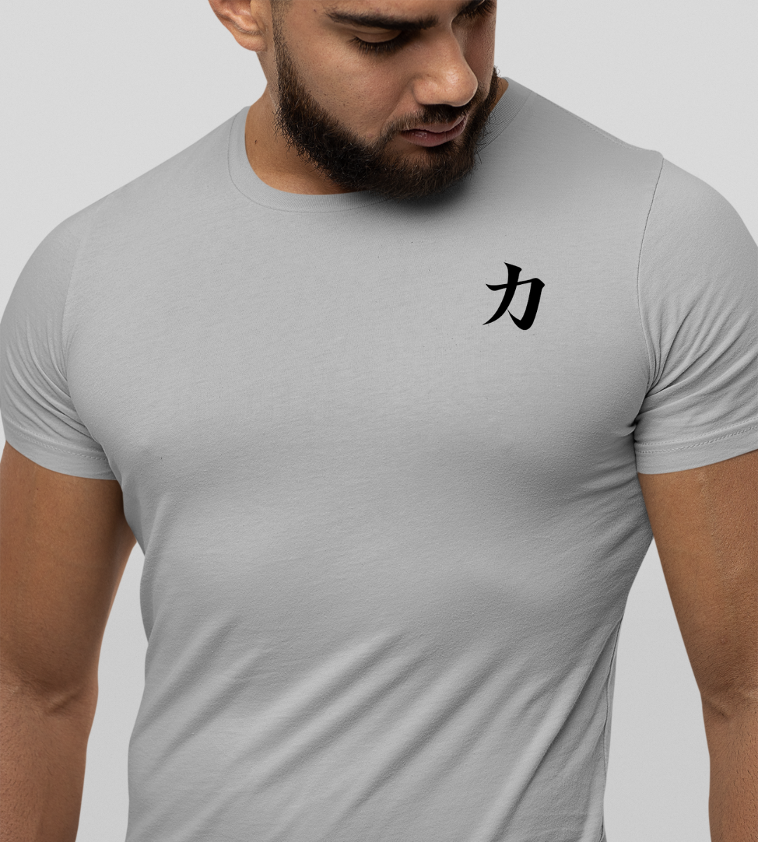 Ironflex Back Printed T-Shirt (Steel Grey)