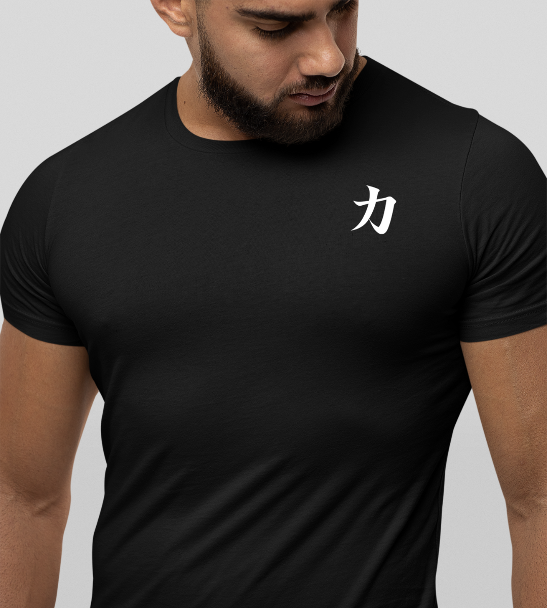 Ironflex Back Printed T-Shirt (Black)