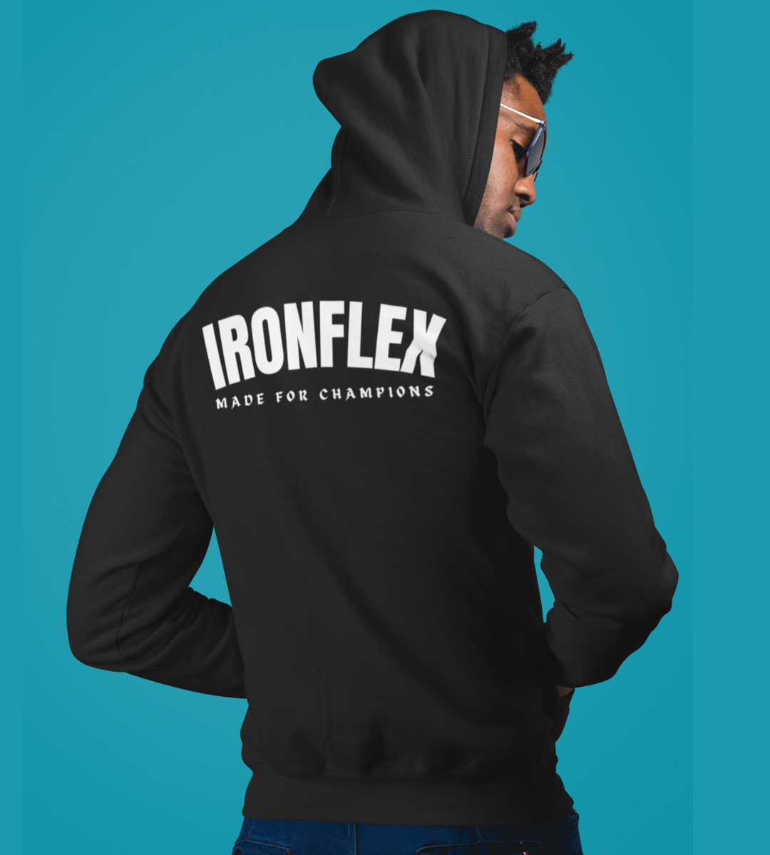 Ironflex Back Printed Unisex Hoodie